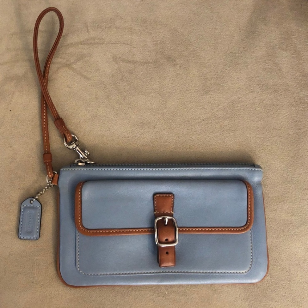 Coach Leather Wristlet